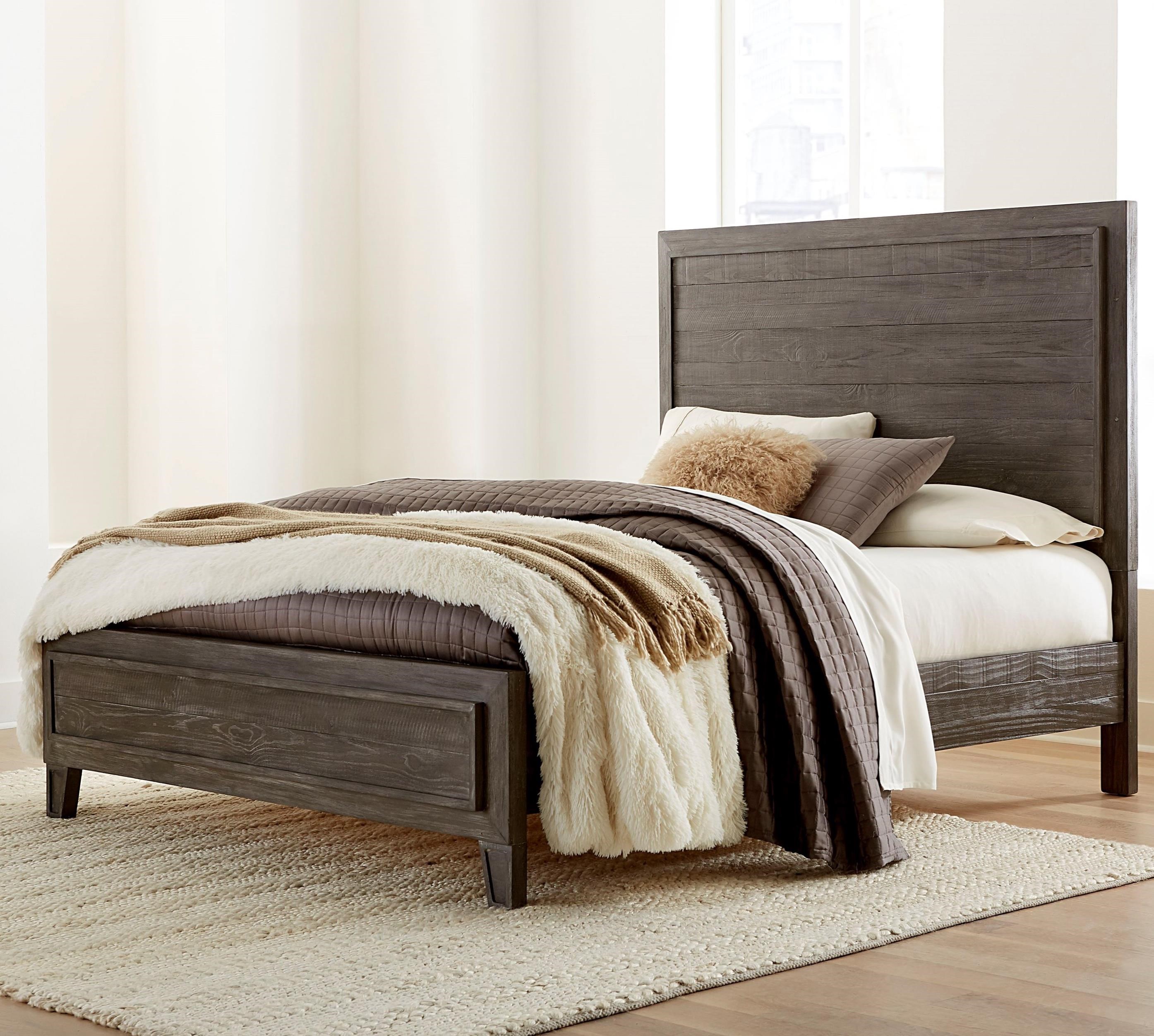 Modus International Hadley A4H6A4 Solid Wood Full Panel Bed in