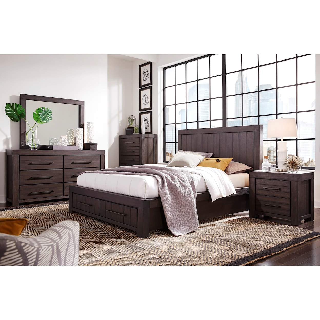 Modus International Heath Queen Storage Bed