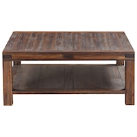 Solid Wood Square Coffee Table