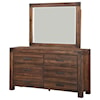 Modus International Meadow 6-Drawer Dresser and Mirror