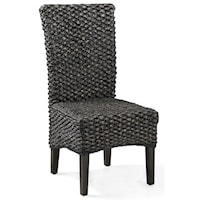 Woven Water Hyacinth Dining Chair