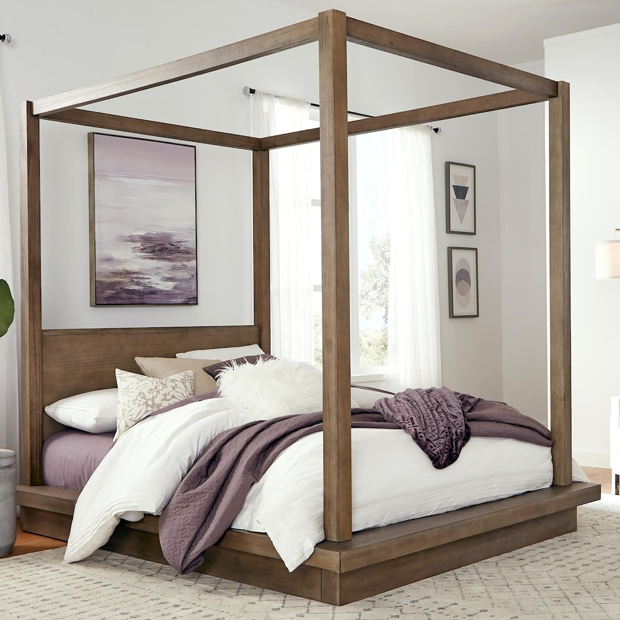 Modus International Melbourne California King Canopy Bed