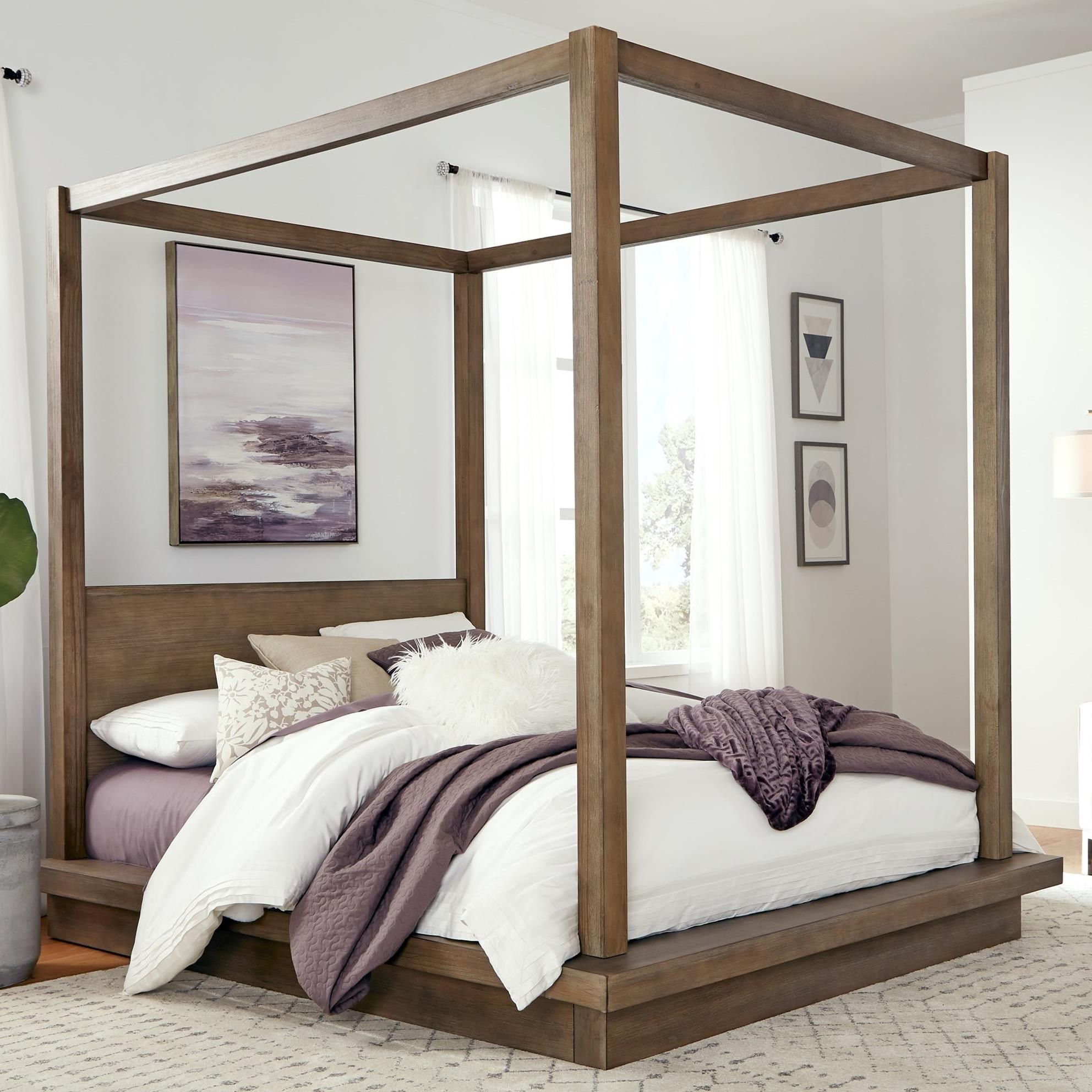 Modus Furniture Melbourne King Canopy Bed