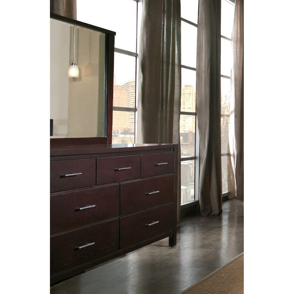 Modus International Nevis Dresser and Mirror Combo