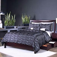 Queen Low Profile Bed with Storage