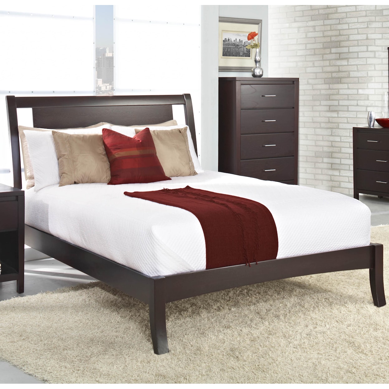 Modus International Nevis Cal King Low-Profile Bed