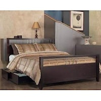 Queen Platform Bed with Storage