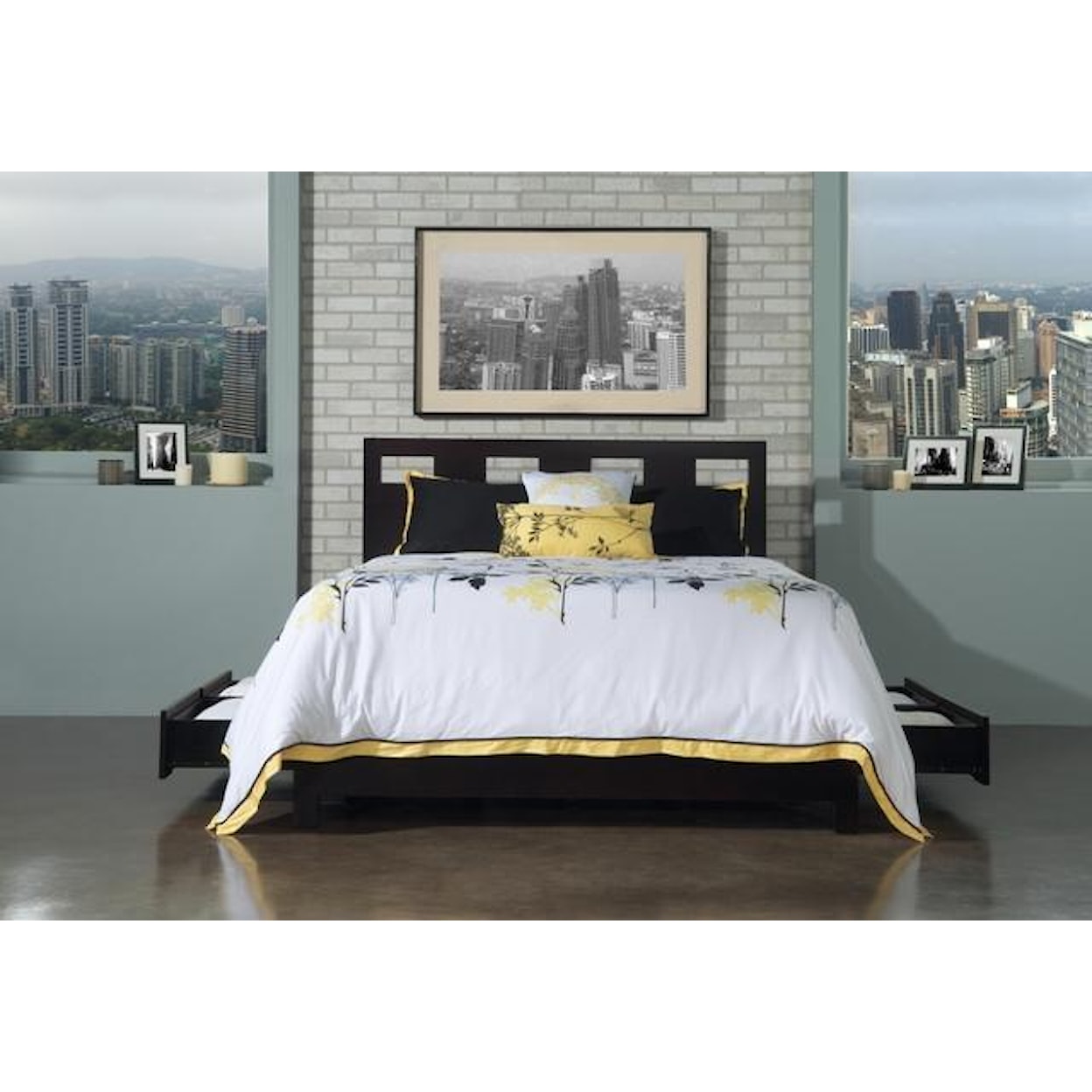 Modus International Nevis 4 Piece Cal King Bedroom Group