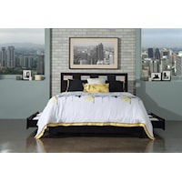 4 Piece California King Contemporary Bedroom Group