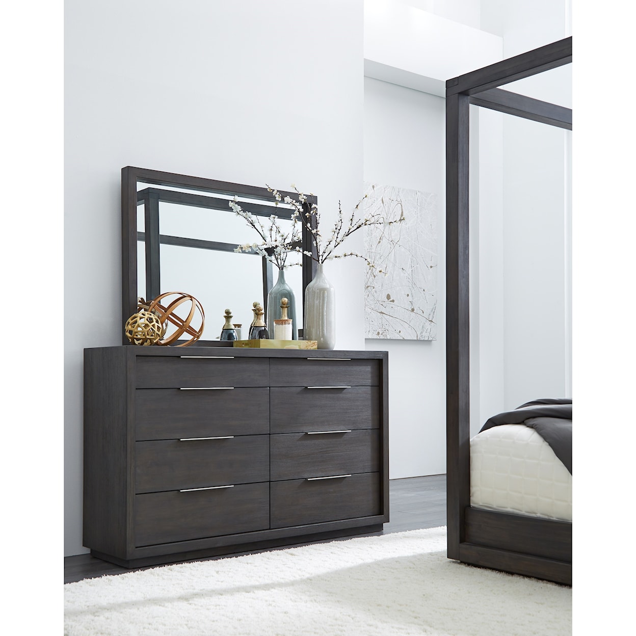 Modus International Oxford Dresser & Mirror Set