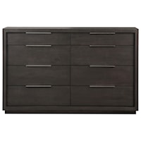 Contemporary Dresser with 8 Drawers