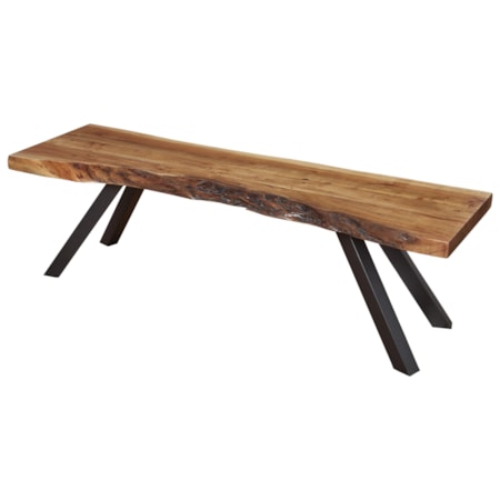 Live Edge Dining Bench