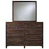 Modus International    8-Drawer Dresser and Mirror