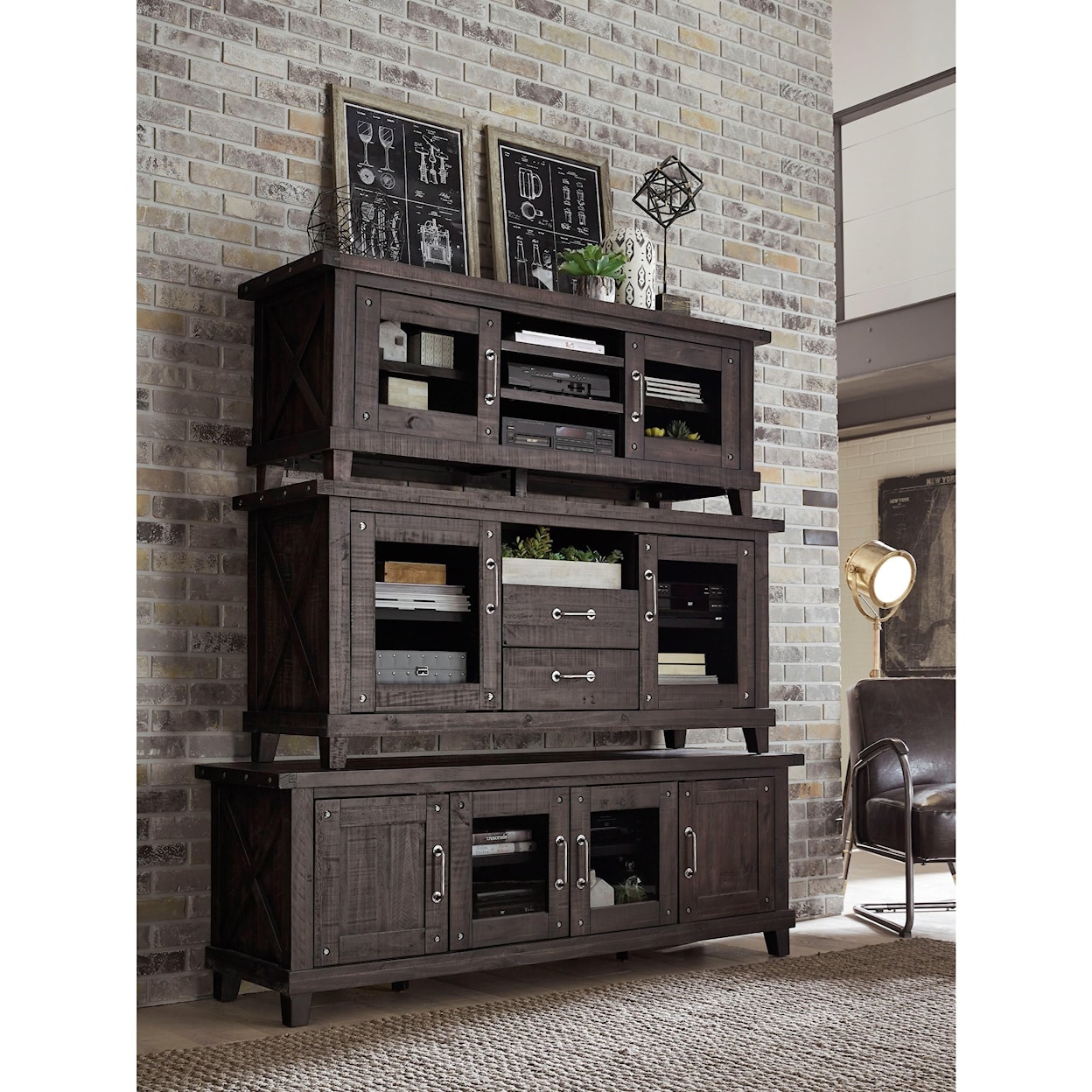 Modus International Yosemite Solid Wood Media Console