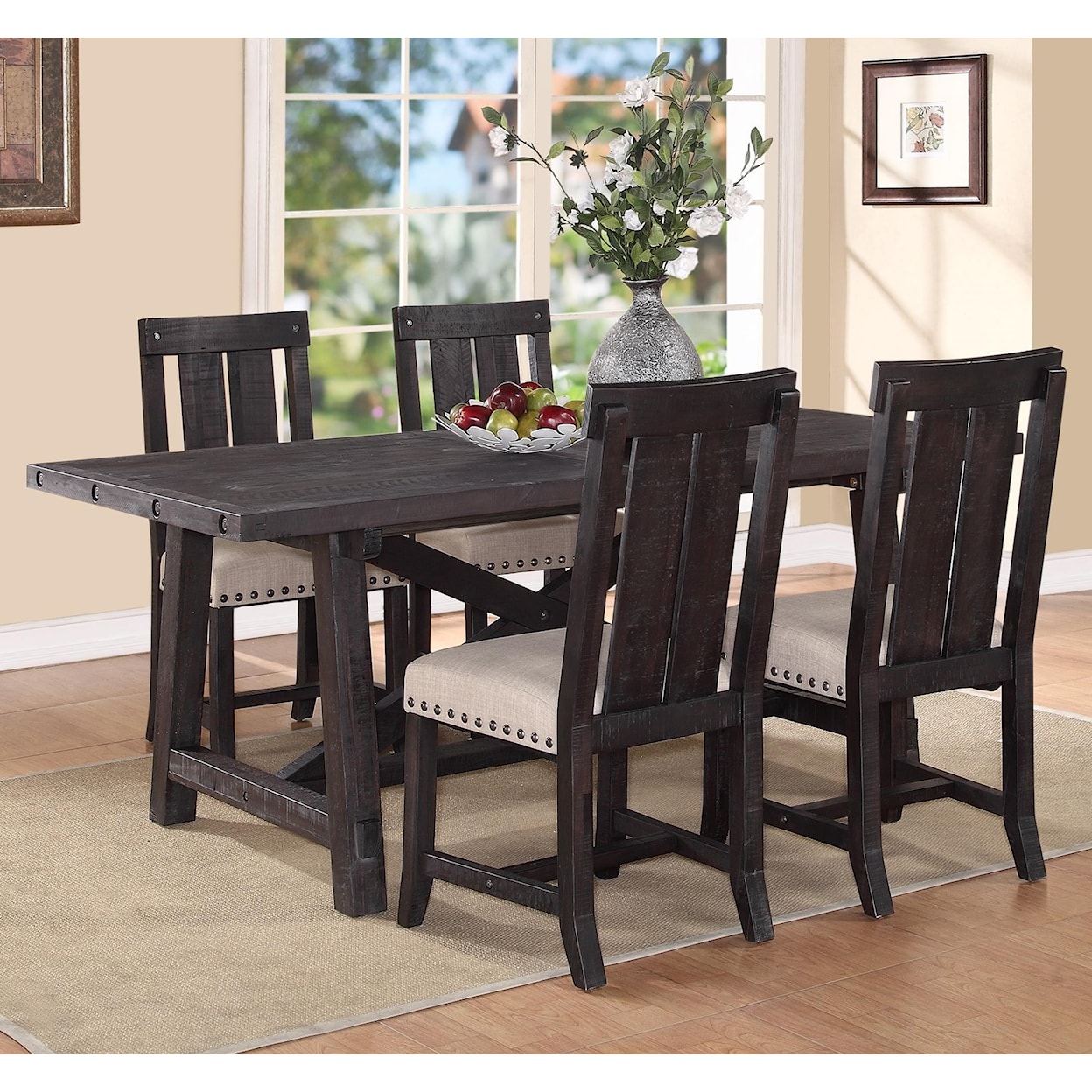 Modus International Yosemite 5-Piece Rectangular Dining Table Set