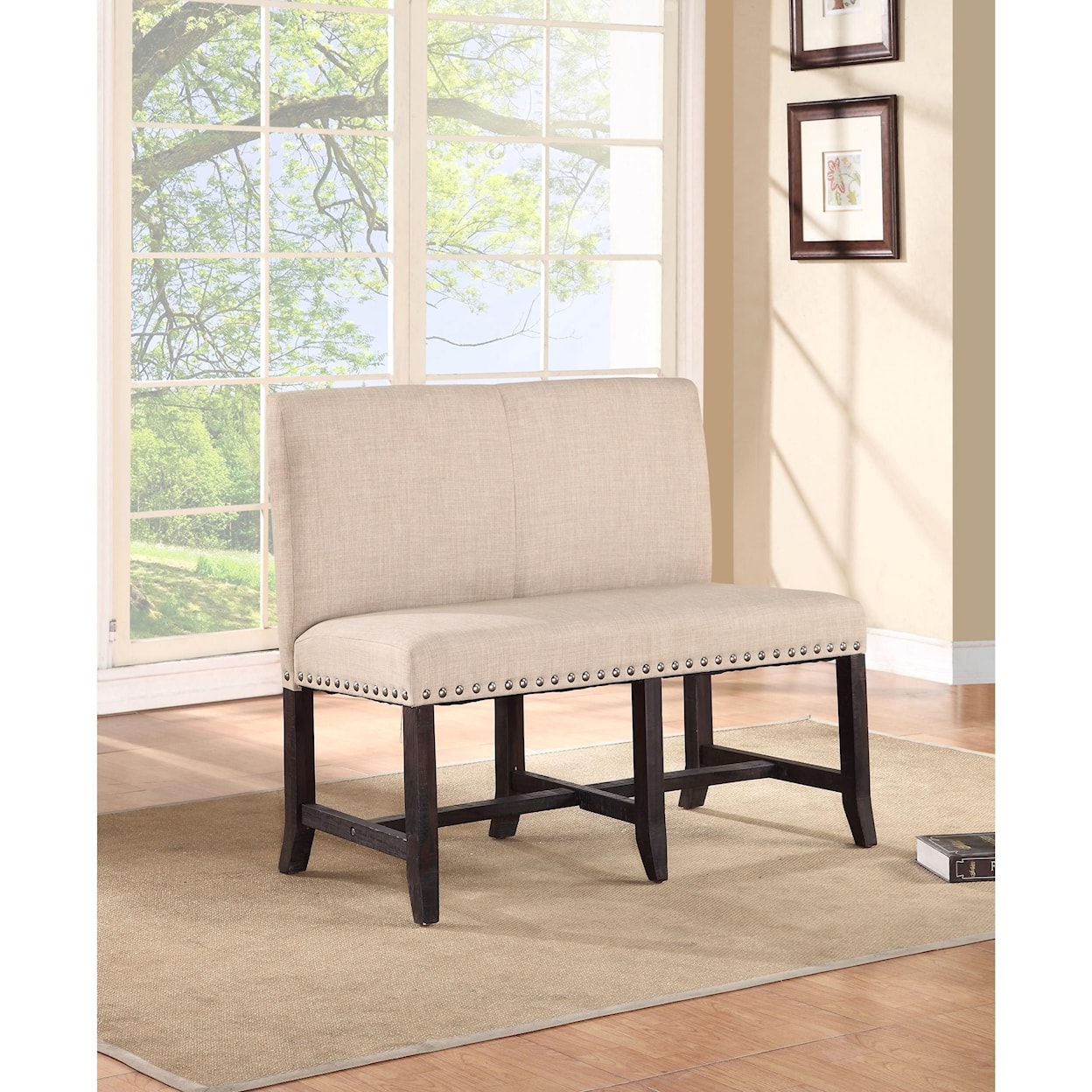 Modus International Yosemite Solid Wood Dining Settee