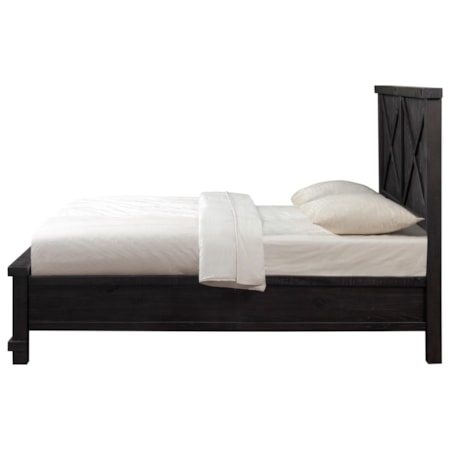 Queen Solid Wood Storage Bed