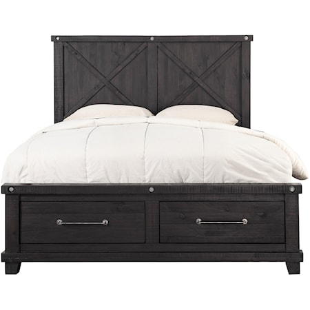 California King Storage Bed