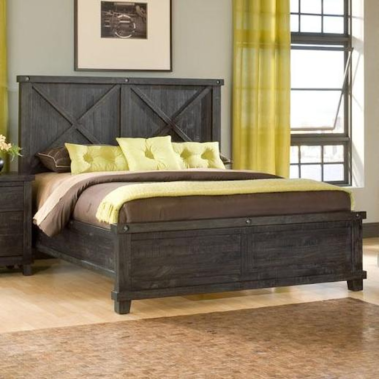 Modus International Yosemite Low Profile Cafe CK Wood Bed