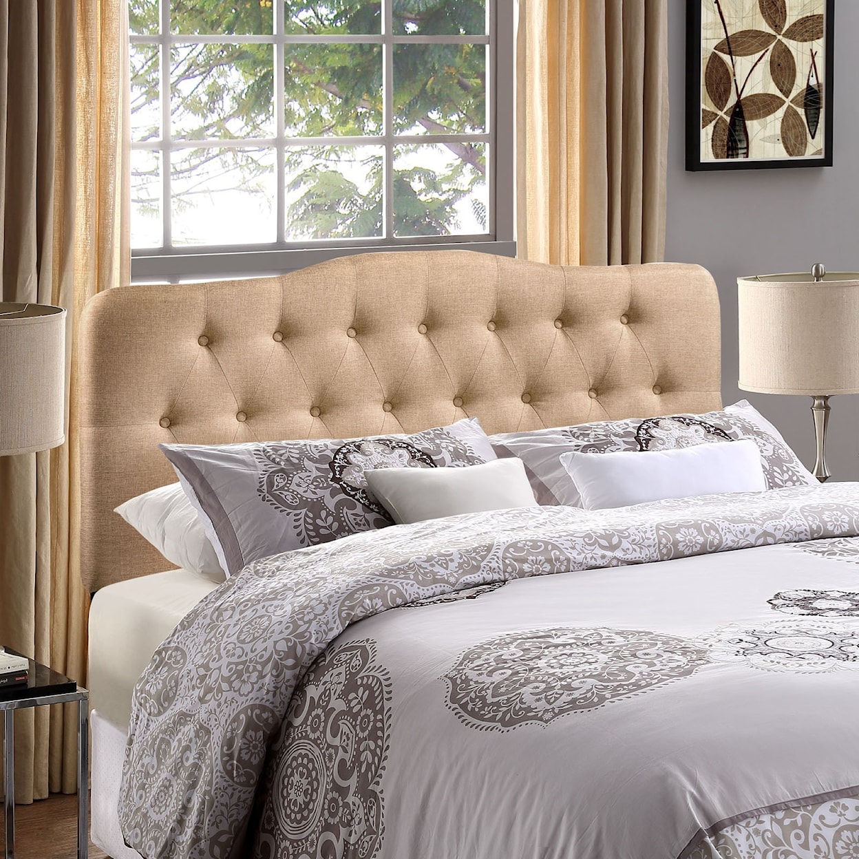 Modway Annabel King Upholstered Headboard