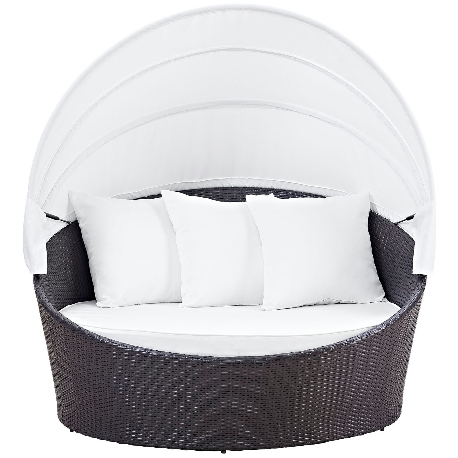 Modway Convene EEI2175EXPWHI Canopy Outdoor Patio Daybed Value