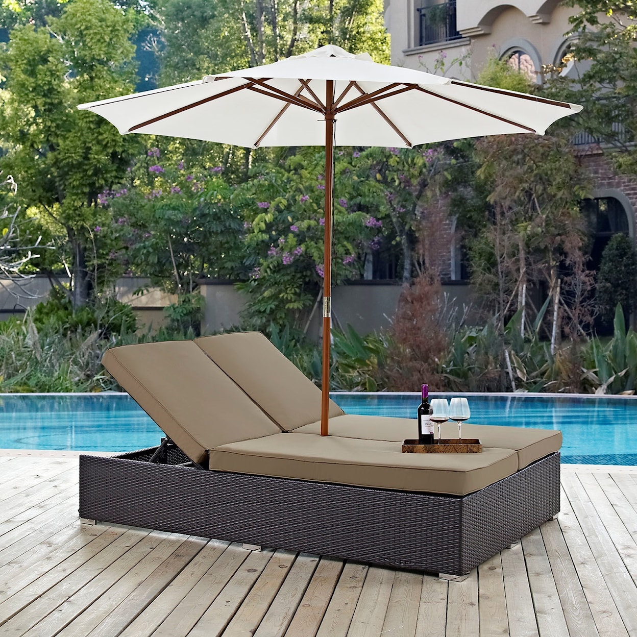 Modway Convene Outdoor Patio Chaise