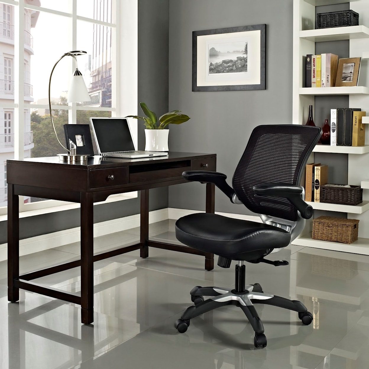 Modway Edge Vinyl Office Chair