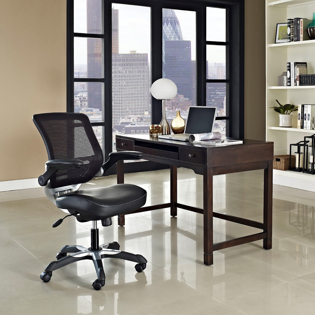 Modway Edge Vinyl Office Chair