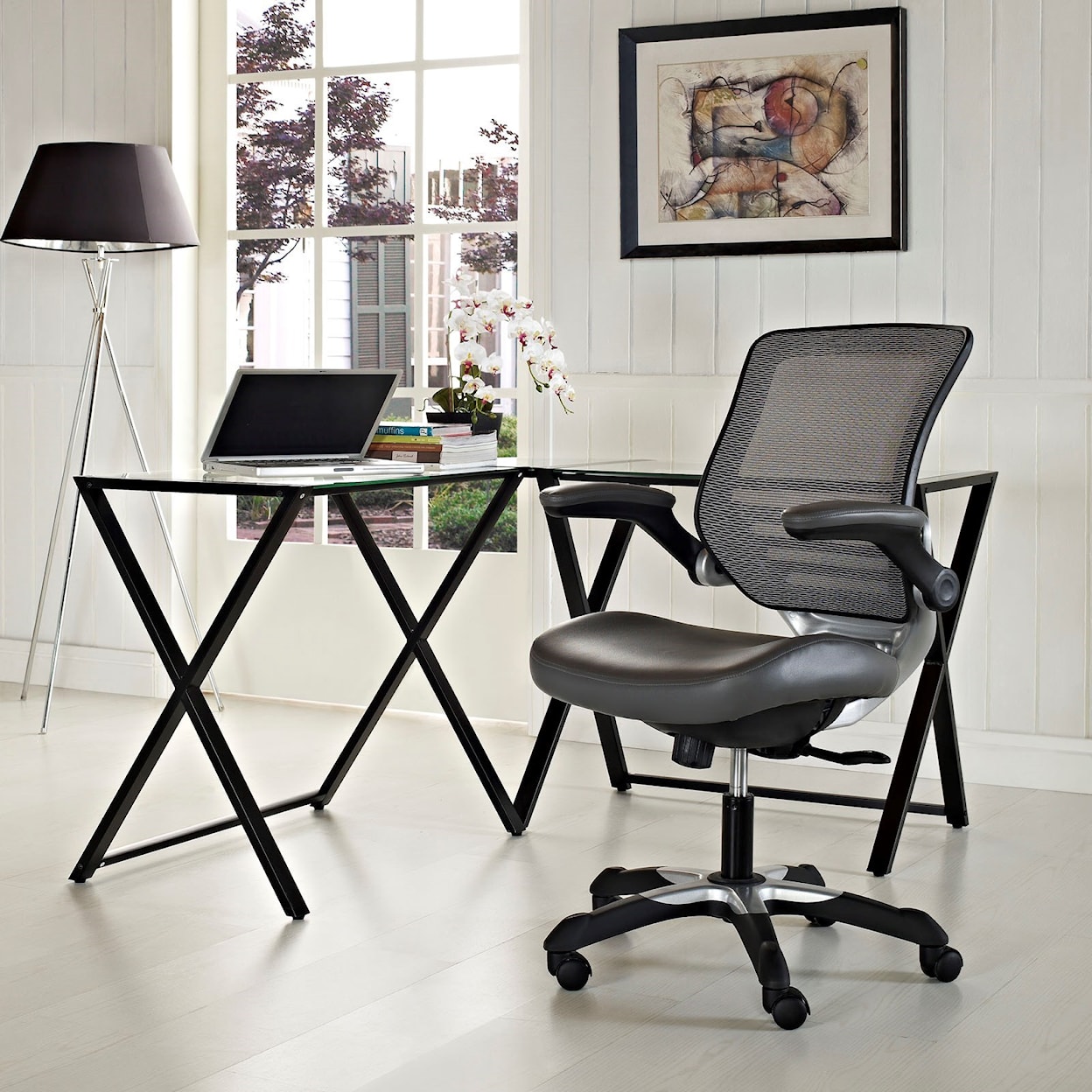 Modway Edge Vinyl Office Chair