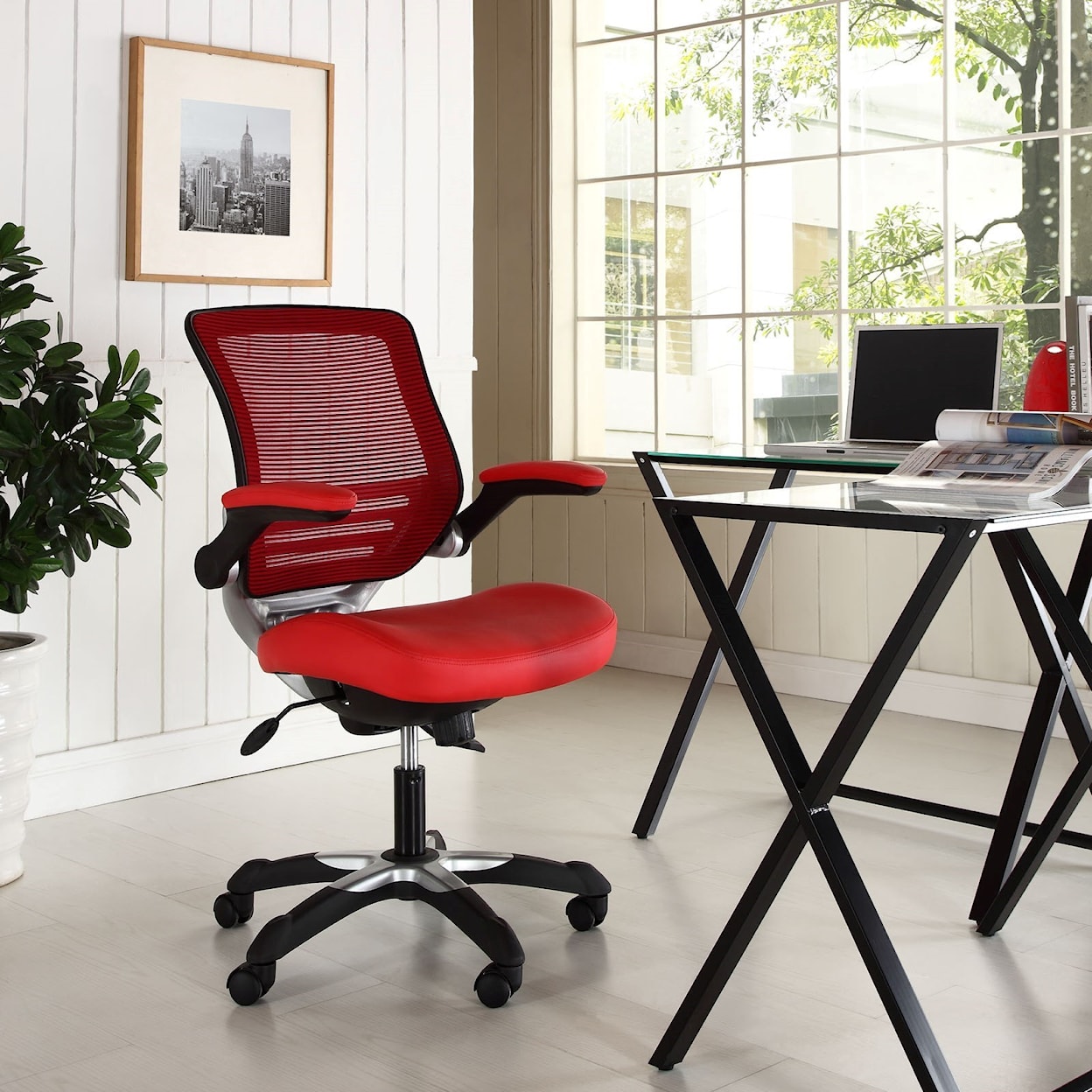 Modway Edge Vinyl Office Chair