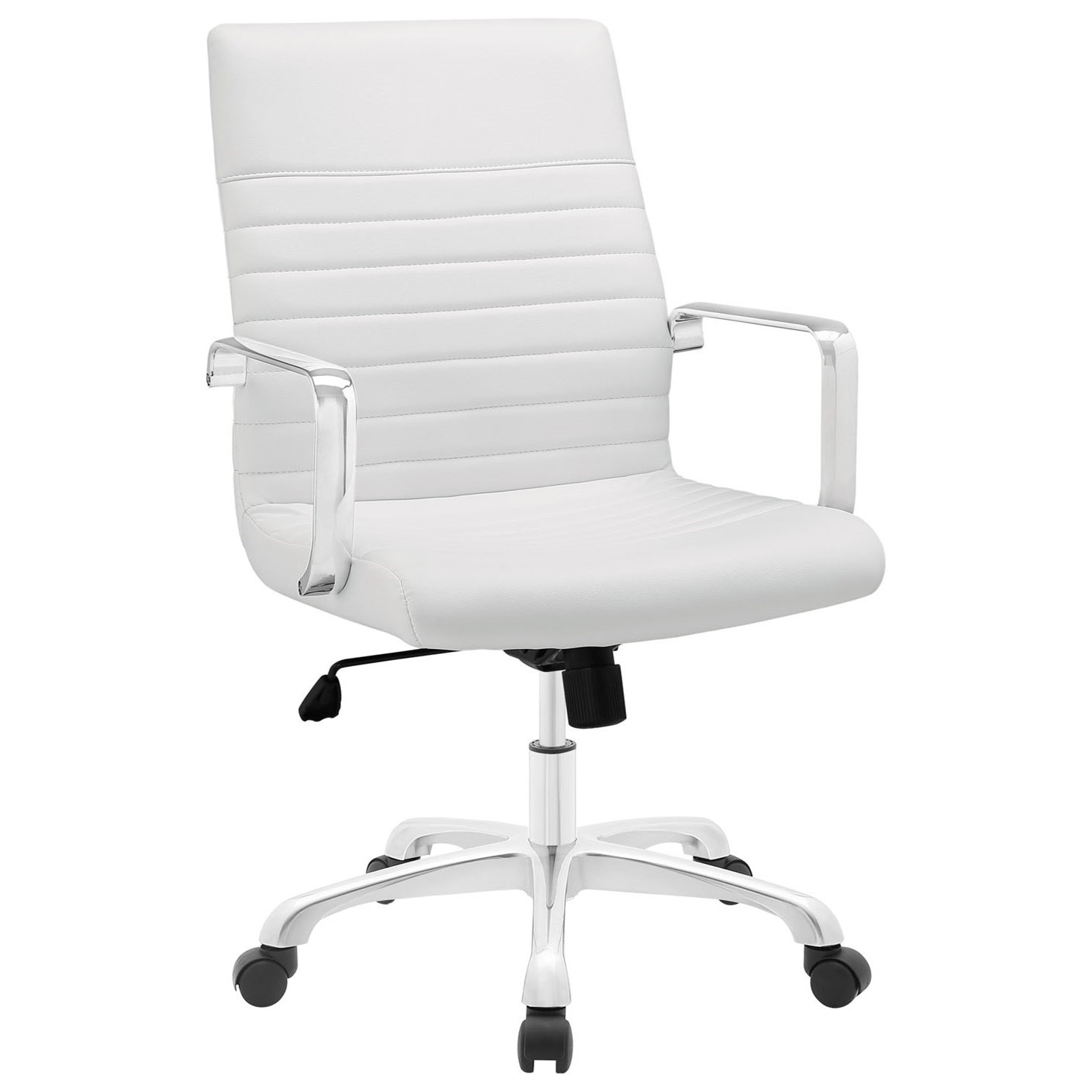 Modway Finesse EEI1534WHI Modern Mid Back Office Chair Value City