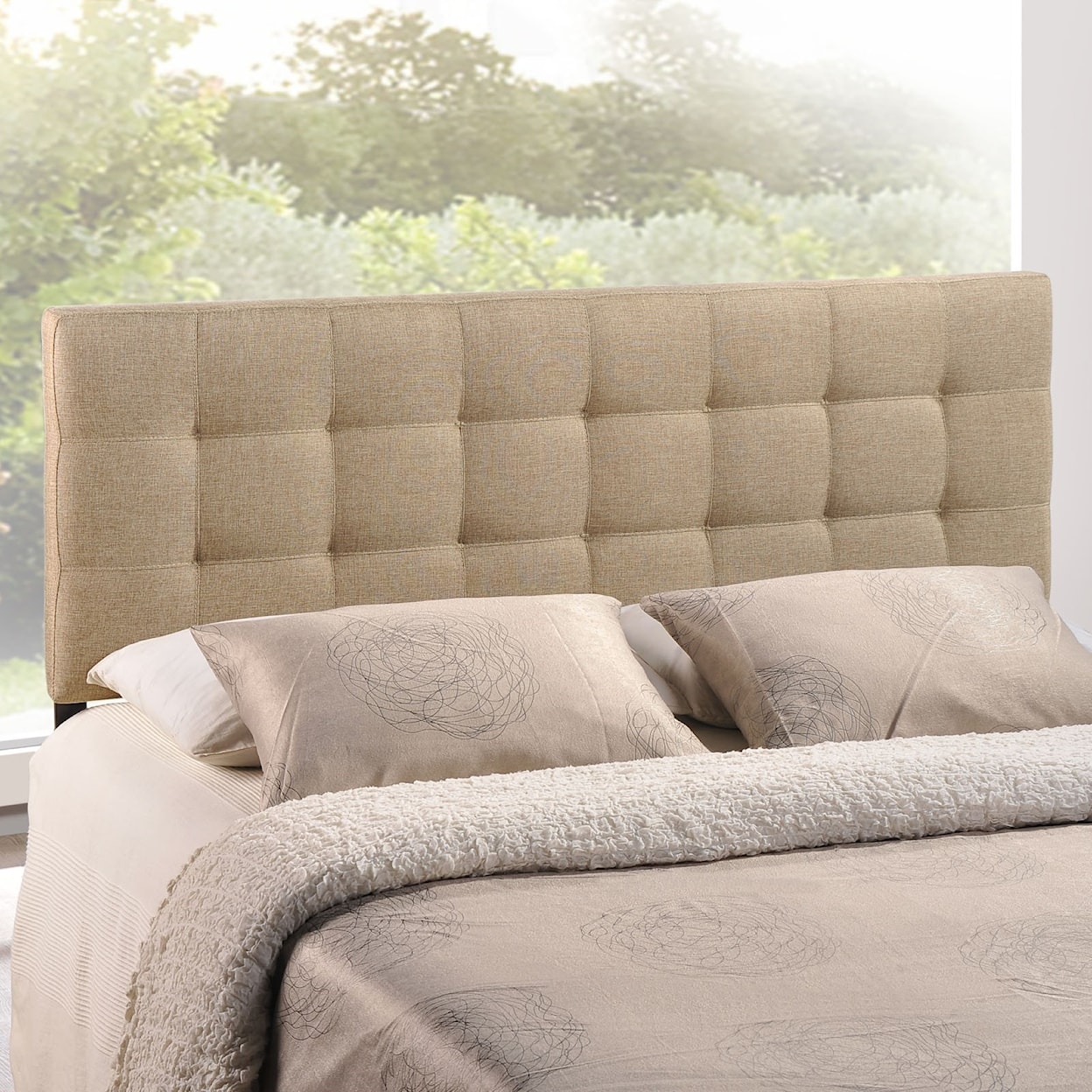 Modway Lily King Upholstered Headboard