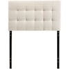 Modway Lily Twin Upholstered Headboard