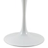 Modway Lippa White Round Dining Table