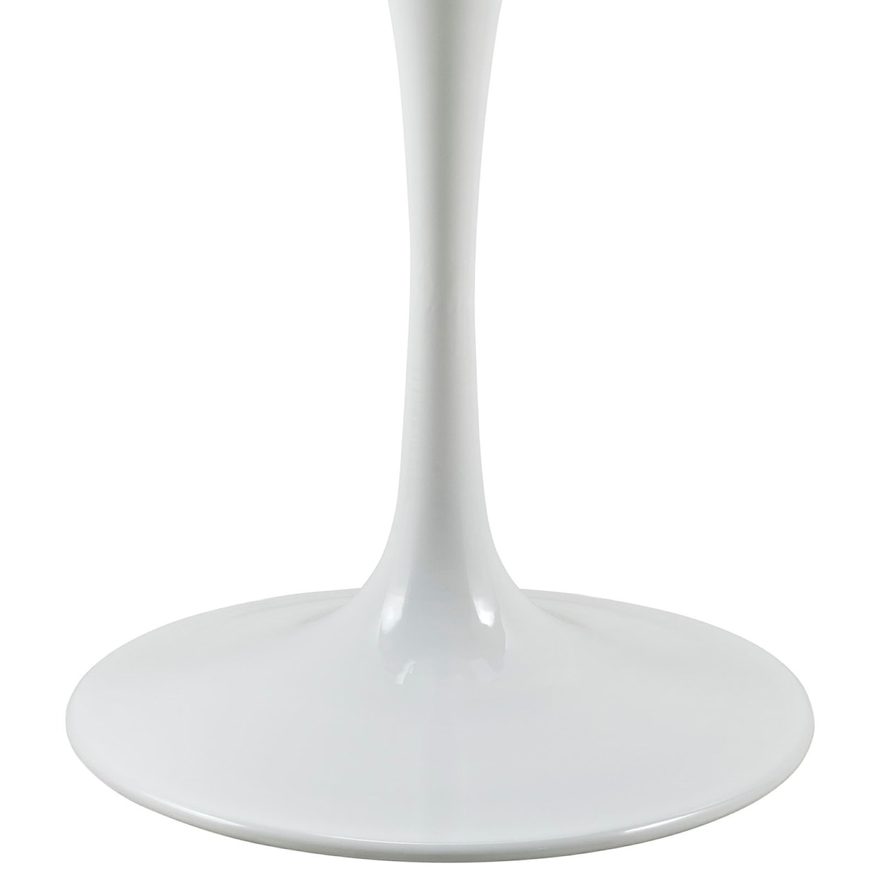 Modway Lippa White Round Dining Table