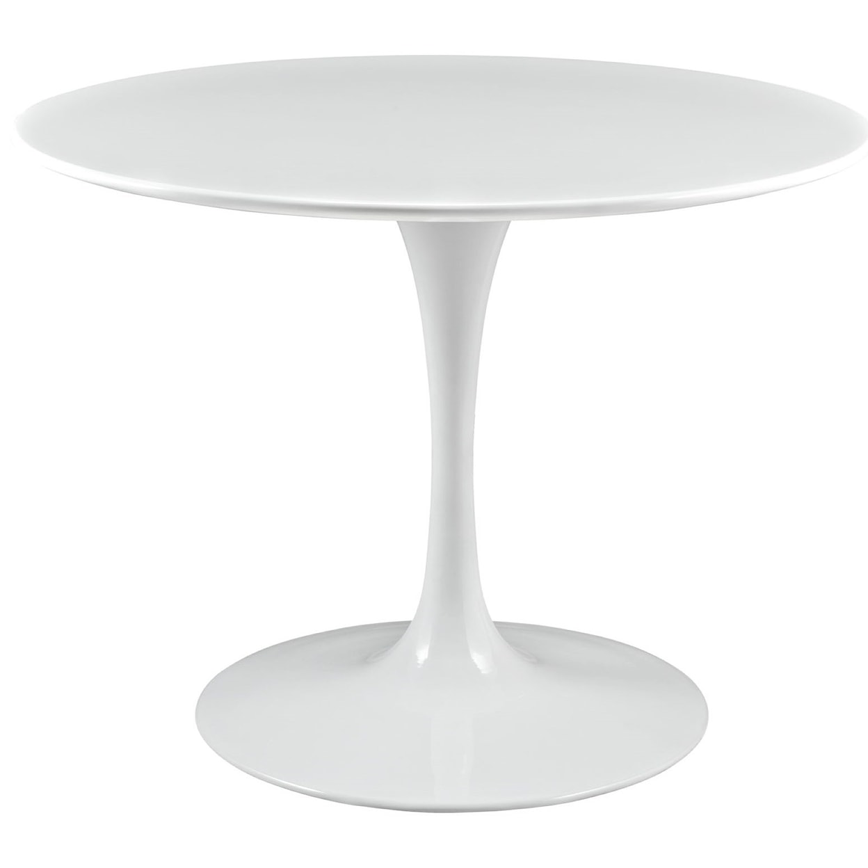 Modway Lippa White Round Dining Table