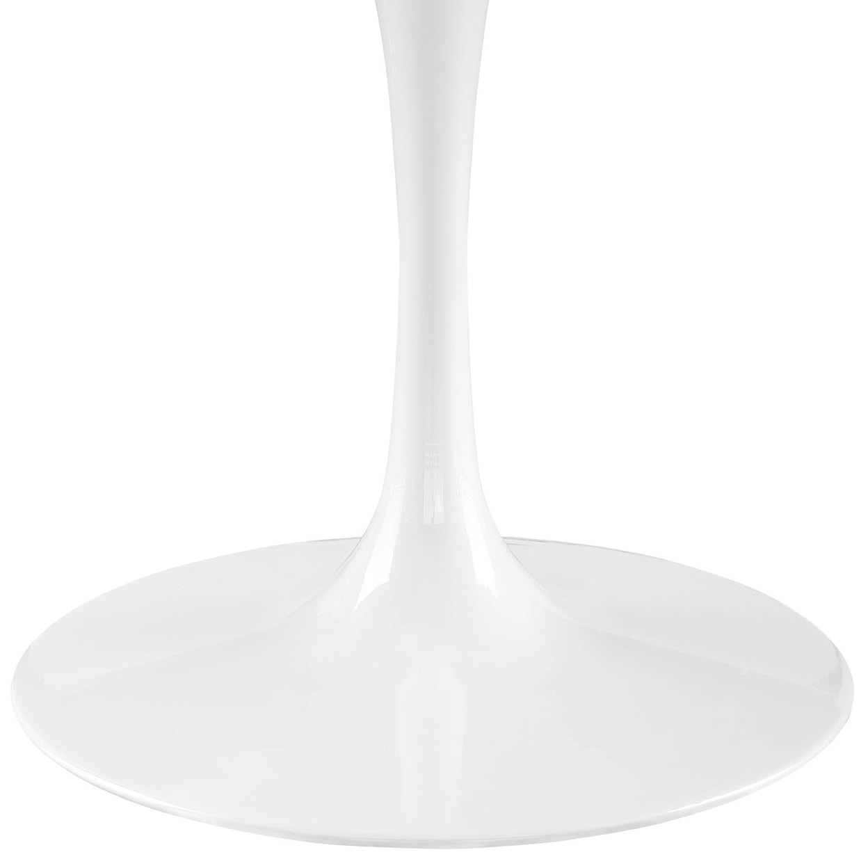 Modway Lippa White Round Dining Table