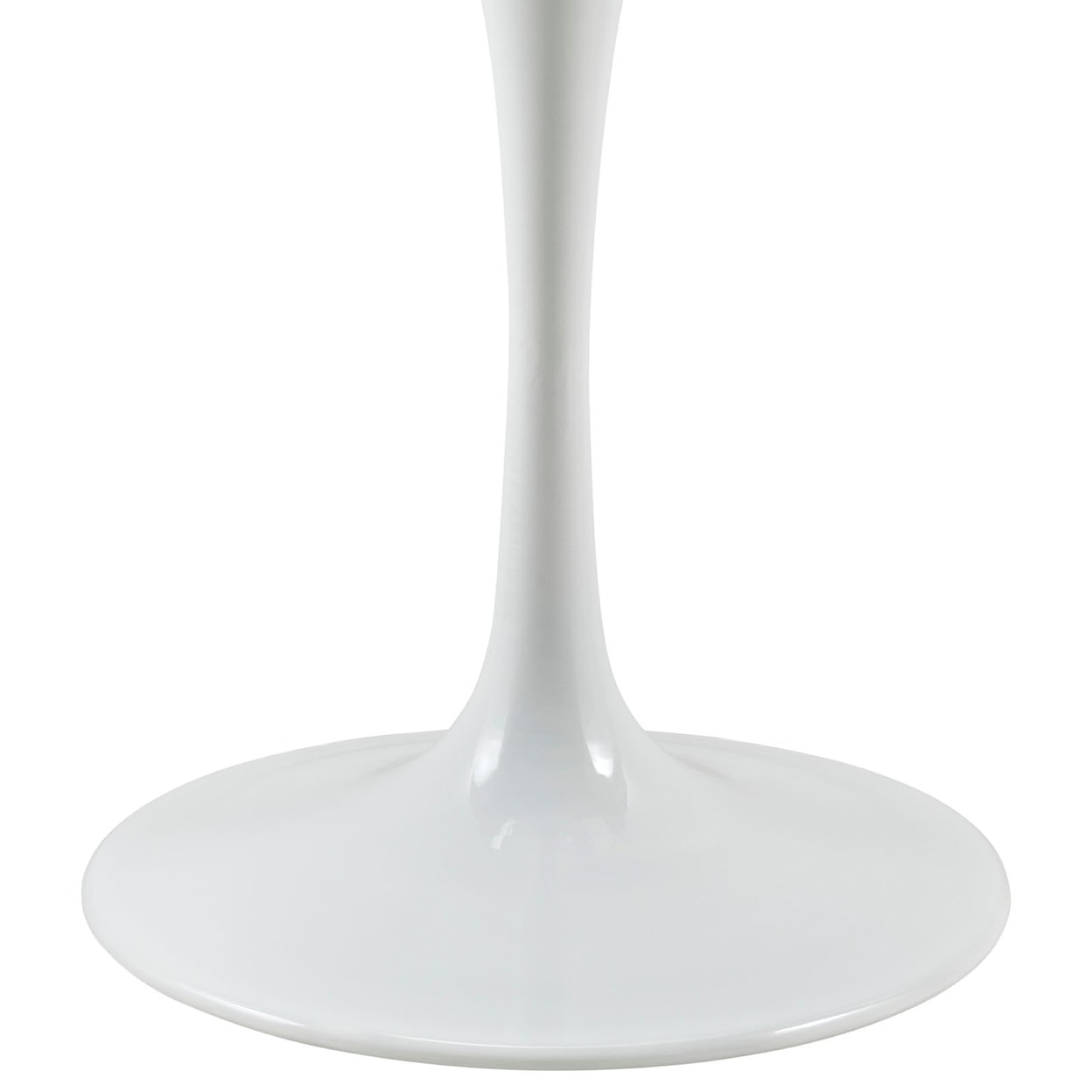 Modway Lippa White Round Dining Table