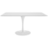 Modway Lippa White Rectangle Dining Table
