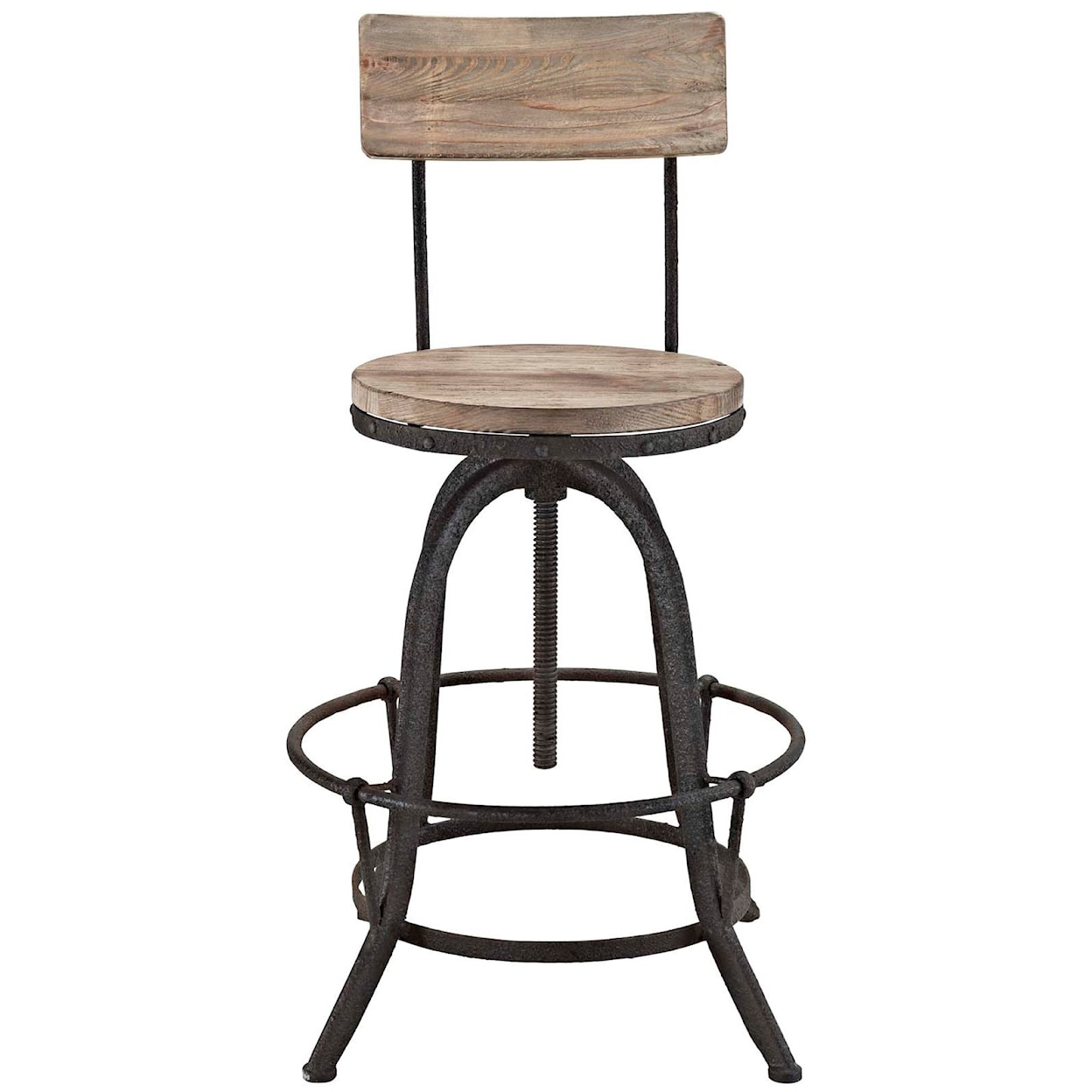 Modway Procure Wood Bar Stool