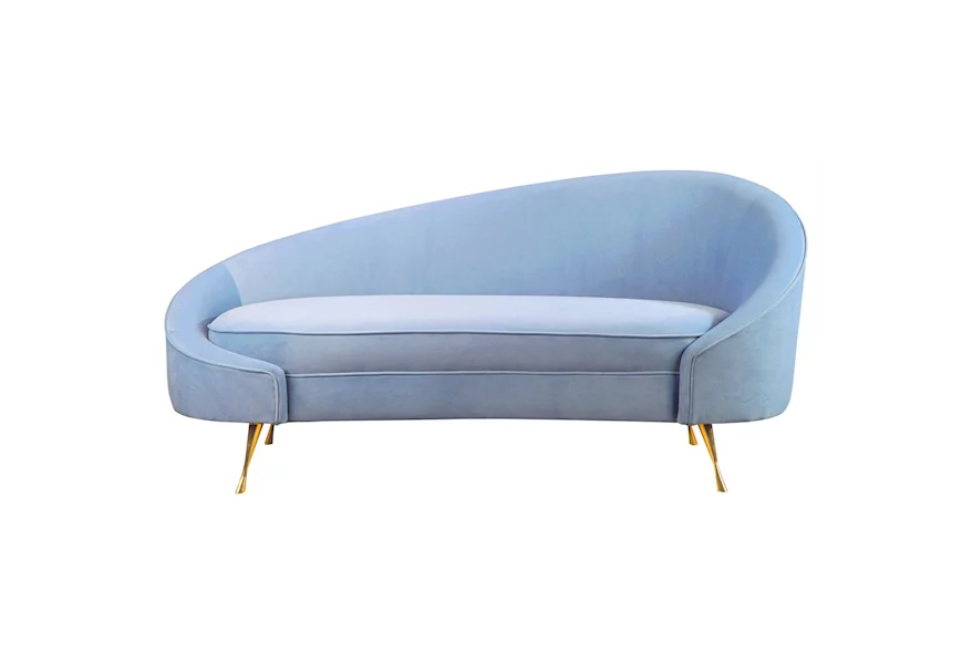 Abigail Chaise by Moe's Home Collection at Fashion Furniture