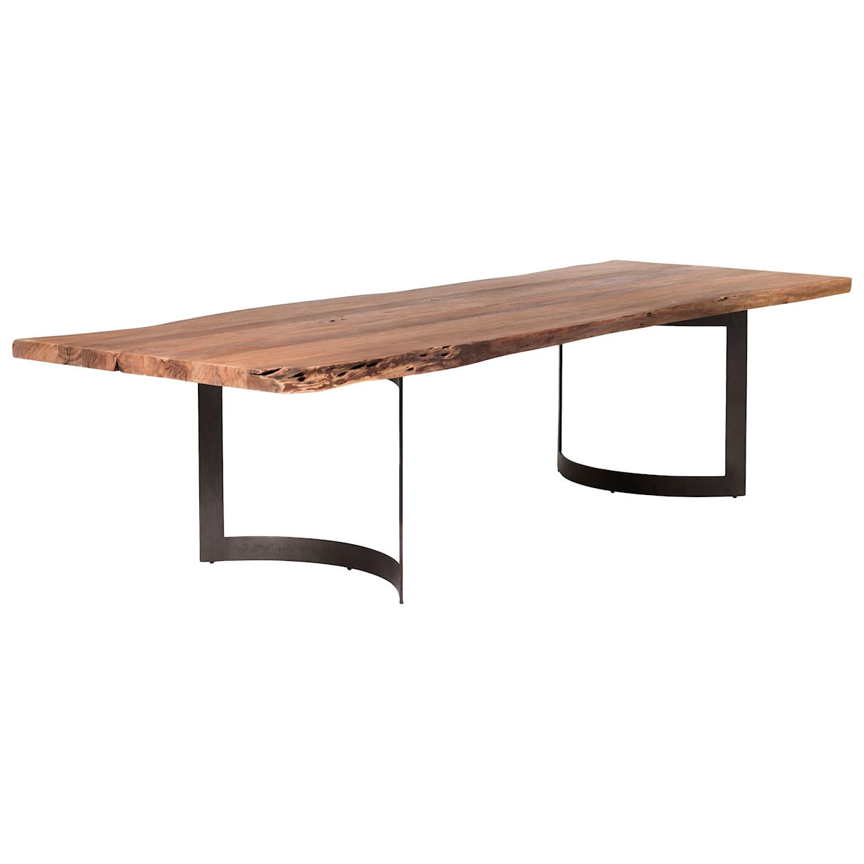 Moe's Home Collection Bent Dining Table Large Smoked
