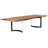 Moe's Home Collection Bent Dining Table Large Smoked