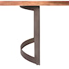 Moe's Home Collection Bent Dining Table Large Smoked