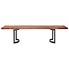 Moe's Home Collection Bent Dining Table Small Smoked