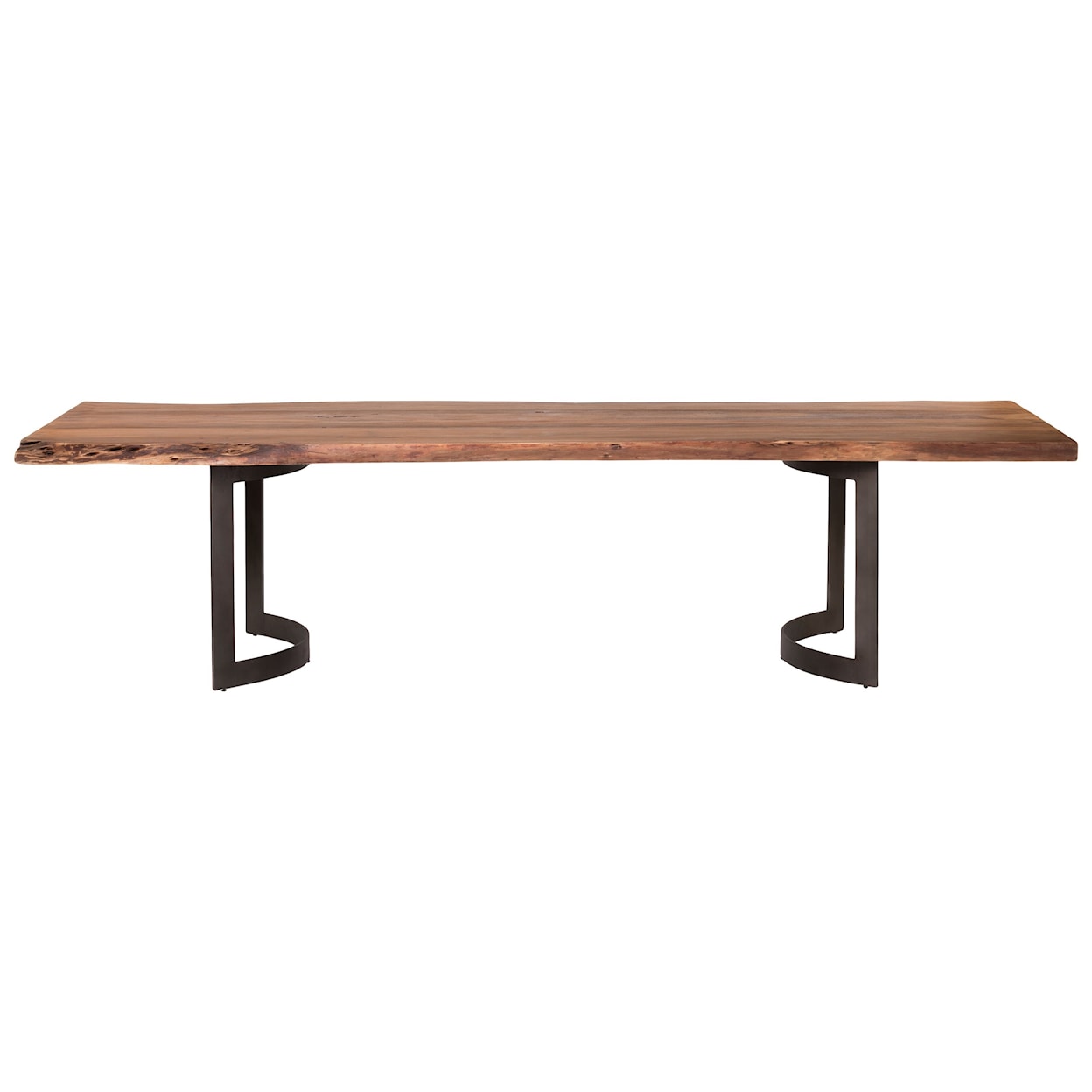Moe's Home Collection Bent Dining Table Small Smoked