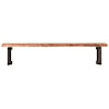 Moe's Home Collection Bent Bench Smoked