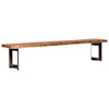 Moe's Home Collection Bent Bench Smoked