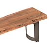 Moe's Home Collection Bent Bench Smoked