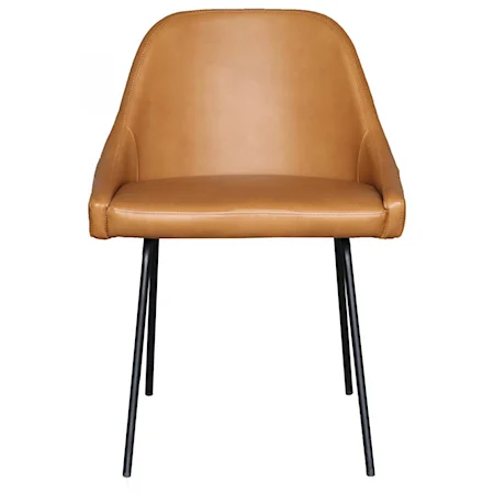 Contemporary Faux Leather Dining Chair